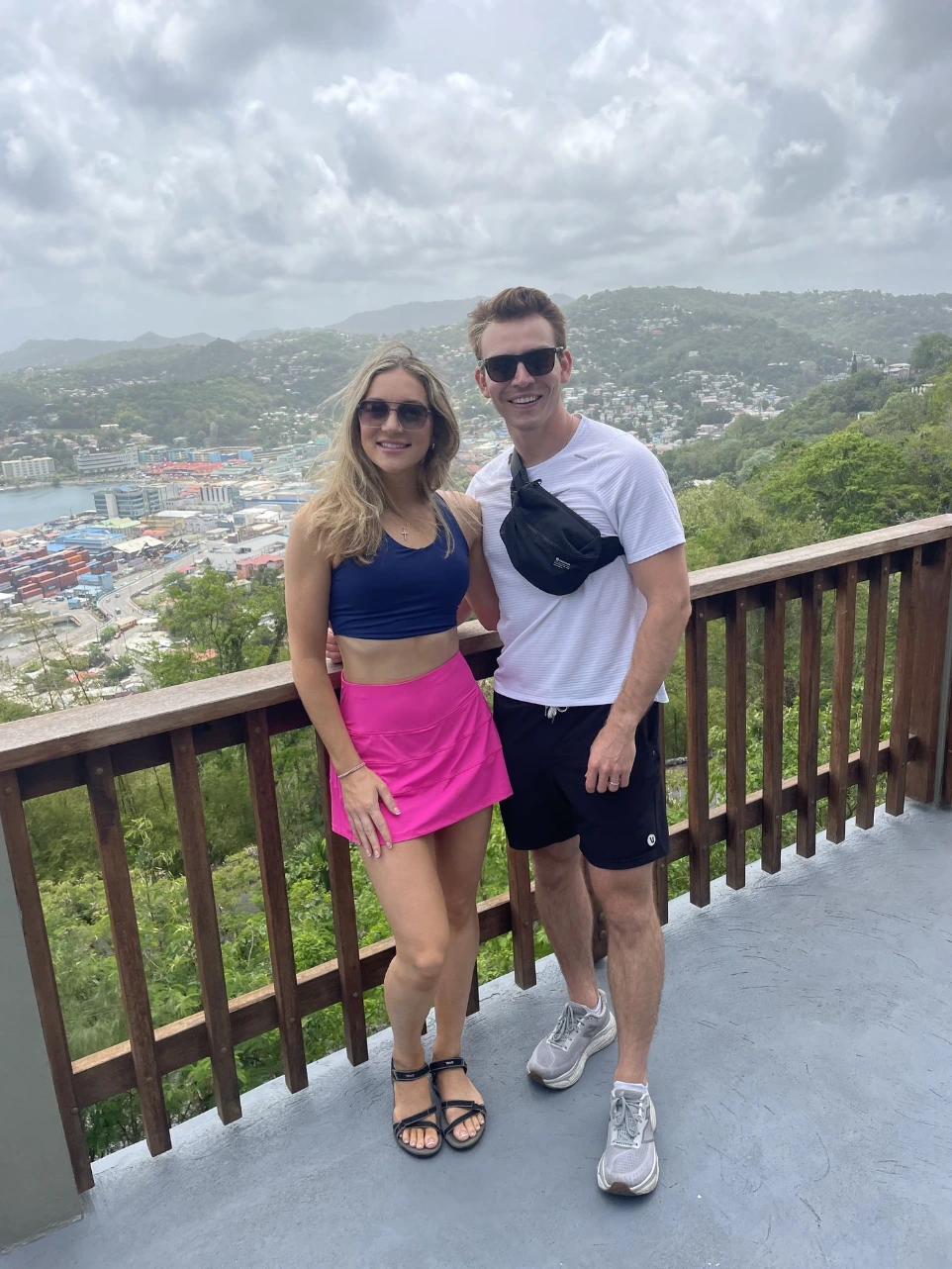 Visitors enjoying a private island tour in Saint Lucia